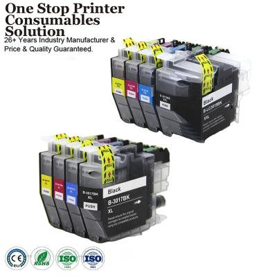 China COMPATIBLE INK-POWER LC-3017 LC3017 LC 3019 LC3019 LC3017XL LC3019XL color inkjet ink cartridge for MFC-J5330DW printer for sale