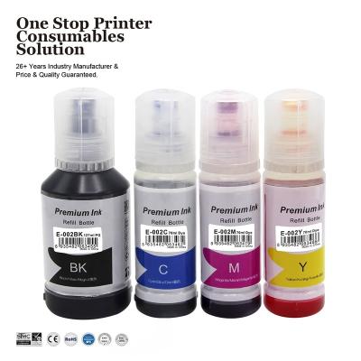 China INK-POWER 002 Premium Refill Water Based Eco-Friendly Color Bulk Bottle Compatible Ink For Epson L4156 L6176 Printer for sale