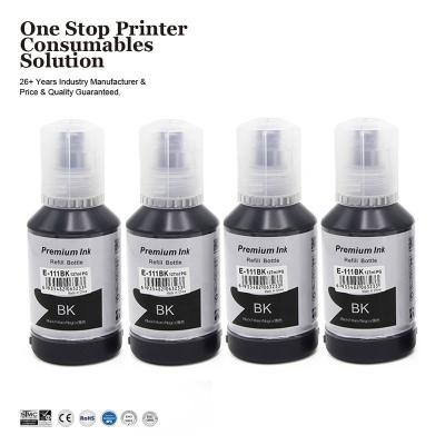 China INK-POWER 111 Premium Water Based Compatible Bulk Bottle Black Refill Water Based Ink For Epson ET-M1100 ET-M1120 Printer for sale