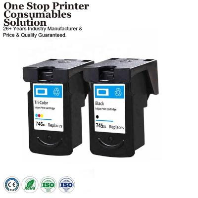 China CL 746 CL746 CL-746 PG745 PG-745 PG-745 745XL 746XL Black Re-manufactured INK-POWER Color Inkjet Ink Cartridge For Canon MG2570 for sale