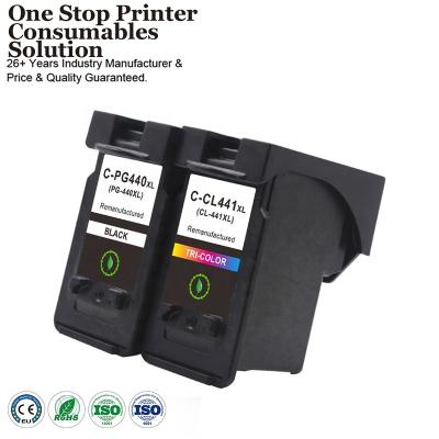 China INK-POWER PAGE 440 Re-manufactured 441 440XL 441XL PG-440XL CL-441XL PG440 Black Inkjet Remanufactured Ink Cartridge For Canon MG3540 4240 Printer for sale