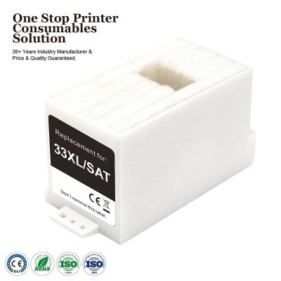 China Compatible INK-POWER 33XL SAT INK TANK Pad Maintenance WASTE Box For Epson E-33XL/SAT Printer XP-700 XP-530 XP-630 XP-830 EP-712A for sale