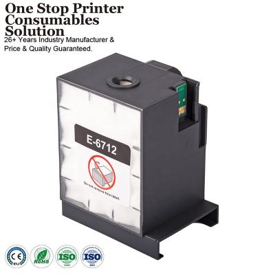 China Compatible INK-POWER T6712 C13T671200 T671200 Ink Maintenance Box For Epson Workforce Pro WF-6590 WF-8590 E-6712 Waste Ink Tank for sale