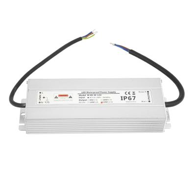 China ip67 good quality small type 12v 12.5a 150w 225*69*36mm waterproof switch power supply for sale