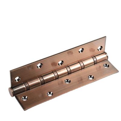 China New Modern Smooth Listing Steel Door Bearing Hinge For Door With 6 Ball Bearings for sale