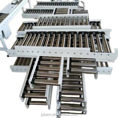 China Oil Resistant Fixed Extendable Retractable Powerless Roller Conveyor For Conveying Boxes Power Roller Line for sale