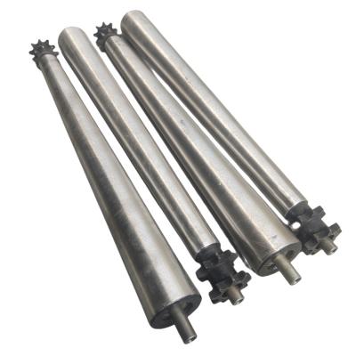 China Sprocket Waiting Roller Conveyor Flexible Steel Conveyor Lines Roller for sale