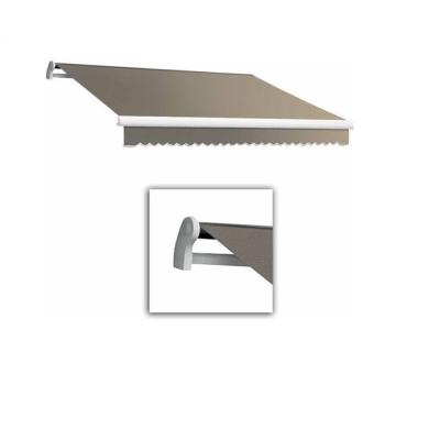 China Outdoor Aluminum Alloy Folding Arm Retractable Awning with Durable PU Coated Sail for sale