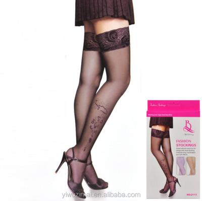 China Breathable Women Lace Up Long Socks Mesh Pantyhose Fishnet Hosiery Thigh-High Stockings for sale