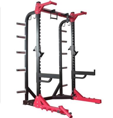 China Functional Home Smith Machine Fitness Gym Trainer Power Safe Rack With Weight Plate for sale