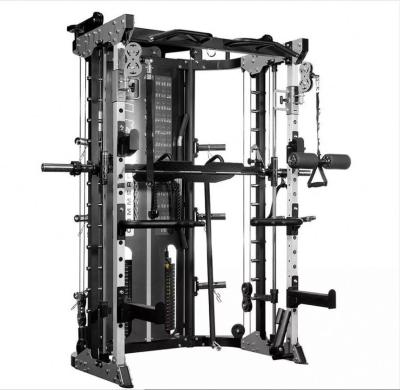 China Smith Machine Keep Fit Multi Functional Indoor Squatting Machine Trainer Home Use for sale