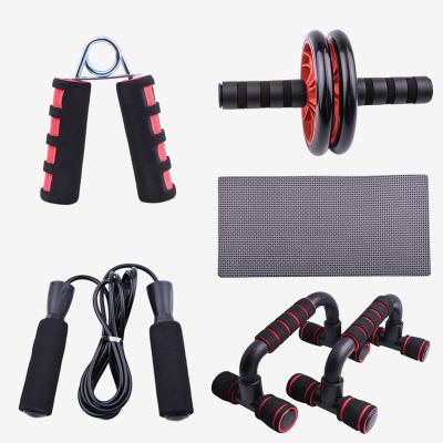 China Home/gym/wholesale china sports performance 5 in 1 ab wheel roller roller workout equipment abdominal wheel set for home fitness for sale