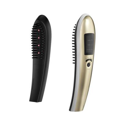 China Hair Treatment Plant Massage Laser Comb For Hair Growth With Magnet Infrared Vibrating Massage Stimulate Regrowth Hair Brush for sale