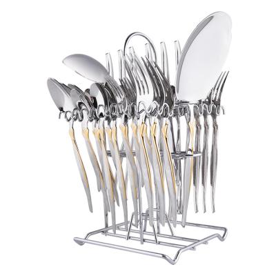 China Stainless Steel 39pcs Flatware Sustainable Flatware Set Wholesale Price for sale