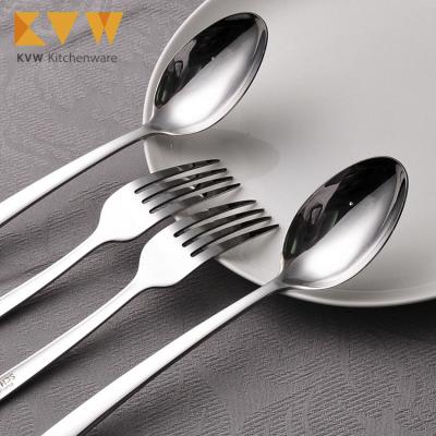 China Sustainable 60Pcs Stainless Steel Cutlery Set Packed With Color Box German Flatware for sale