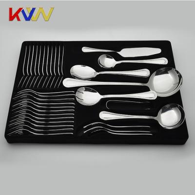 China Sustainable 72pcs Cutlery Set Stainless Steel Flatware For 12 People for sale