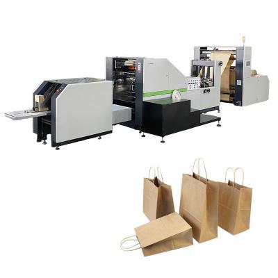 China Hotels ROKIN BRAND Foldable Shopping Paper Bag Making Machine for sale