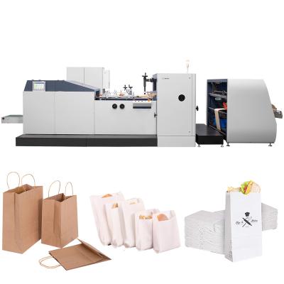 China Automatic Hotels ROKIN BRAND Paper Bag Production Machine Fully Automatic High Speed for sale