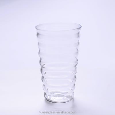 China China Cylinder Shape Glass Flower Vase Home Decoration Tall Glass Vases for sale