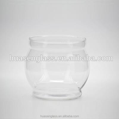 China Huasen Viable Plant Wholesale Glass Ball Bowl For Fish , Glass Aquarium for sale