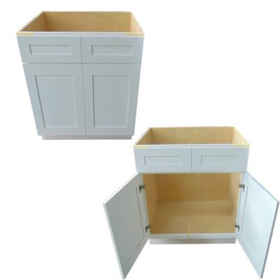 China Modern Melamine Modular Sideboard For Prefab Residential House Kitchen Furniture for sale