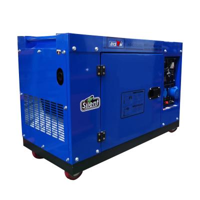 China Standby Backup Air Cooled 8Kw 10kw 12Kw Super Silent Type 3 Phase Diesel Power Generators For Sale 20000set/Month for sale