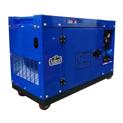 China Standby Backup Air Cooled Silent 15kva Single Phase Type 4Hp 5Hp Soundproof Diesel Generator With Remote Start 20000set/Month for sale