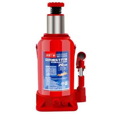 China Car Jack Bison China Iso9001 Certificate Safely And Easily Use Manual 20T Air Hydraulic Bottle Jack for sale