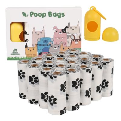 China Wholesale Custom Sustainable Pet Dog Poop Bag Biodegradable Dog Poop Cleaning Bags Sustainable Compostable for sale