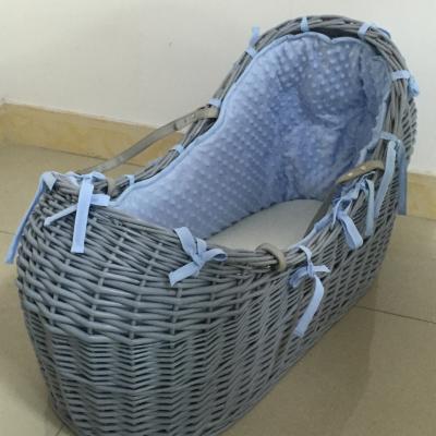 China New Concepts M1021 Modern International Furniture Wooden Cradle Moses Basket Designs And Rack for sale