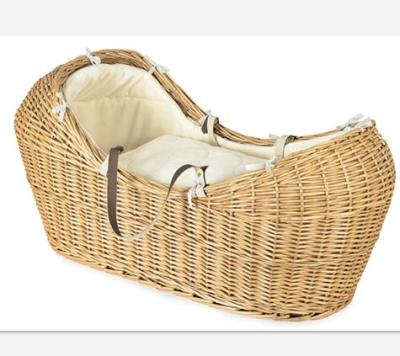 China EN 1466 Materials Baby Wicker Basket Eco-friendly Newborn Baby Wicker Basket Moses Pod Basket for sale