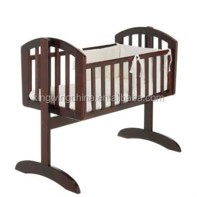 China Solid Wood Baby Swing Crib in Cocos for sale