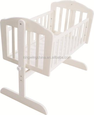 China Baby Solid Wood Wooden Cradle for sale