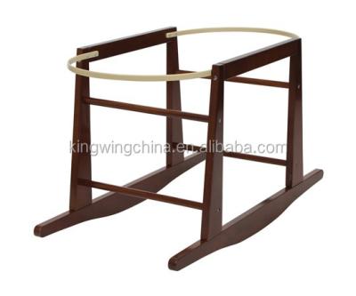 China Amazon Hot Selling Solid Wood Tilting Moses Basket Stand for sale