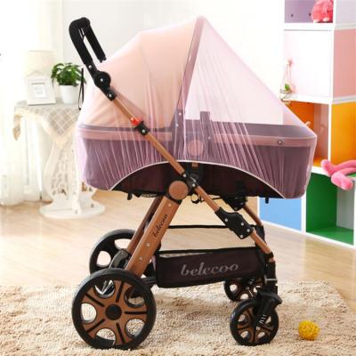 China Popular Best Selling Folded Polyester Baby Mosquito Net Stroller for sale