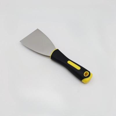 China Mirror Polishing Mirror Polished Stainless Steel 3in Handle Plastic Putty Knife for sale