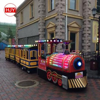 China Fiberglass CE Certification Train Kids Ride Without Track Electric Toys for sale