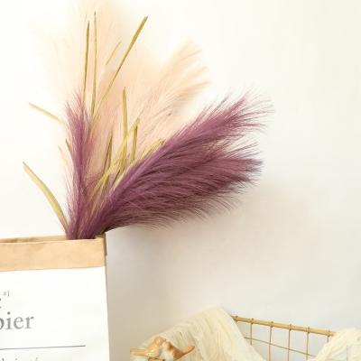 China VPX702 Flower Pampas Grass Decorative Artificial Plant Bottle Decor Wedding Photography Home Prop For Home Decoration for sale