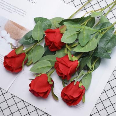 China VPX1476 Natural Touch European Classic Retro Wedding Decoration Flowers Artificial Flowers Roses for sale