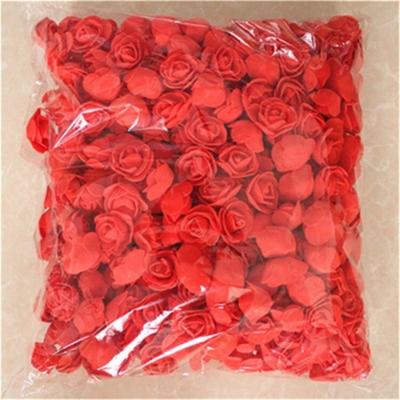 China PX1553 3.5cm 500PCS Rose Flower Head Wedding Decor Mini PE Foam Roses Artificial Flowers for sale