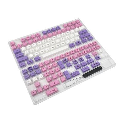 China Wholesale high quality pbt 134 PBT main sublimation keycaps ice cream factory keycaps personality keycaps for sale