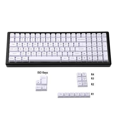 China High Quality Thick Keycap OEM Size Cross Chrysanthemum Mouth 1.5mm pbt Keycap Set for sale