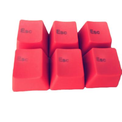 China Cheap High Quality R4 Size PBT PBT Thickened Mechanical Keycaps Custom Laser Engraving Red ESC Keycap for sale