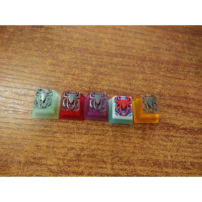 China Three Dimensional Various Keycaps OEM Relief Keycap Resin for sale