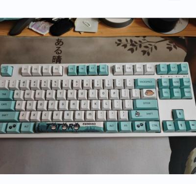 China Keycaps Custom 108 PBT Main Japanese Anime Thickened Size Cherry MX Keycaps Suitable For Keyboard for sale