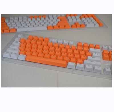 China Keycaps customized factory wholesale high quality 104 key two color combination pbt ANSI layout diy keycap for sale