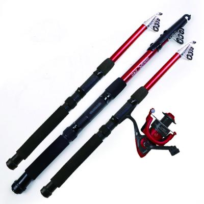 China Hot Sale Glass 2022 Low Price 1.8m To 3.6m Fiberglass Sea Fishing Rod Telescopic Deep Sea Fishing Rod for sale