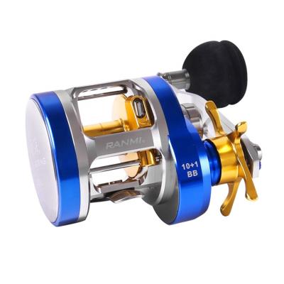 China Metal Winding Ring Series Baitcasting Reel Mount Fishing Right Left Hand Fishing Reel RANMI for sale