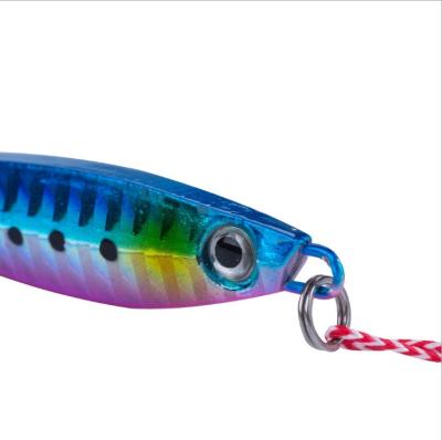 China Bulk Price 30g/40g/60g New Optional Luminous Five Color Long Range Building Lure With Feather for sale