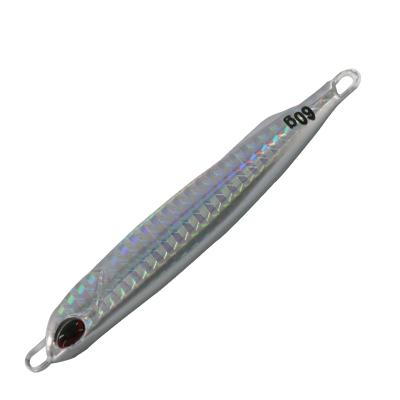 China Manufacturer Supply 40g /60g Groundbait Jig Fishing Lure Metal Artificial Jigger Fishing Lures SP-YJ-T-067 for sale